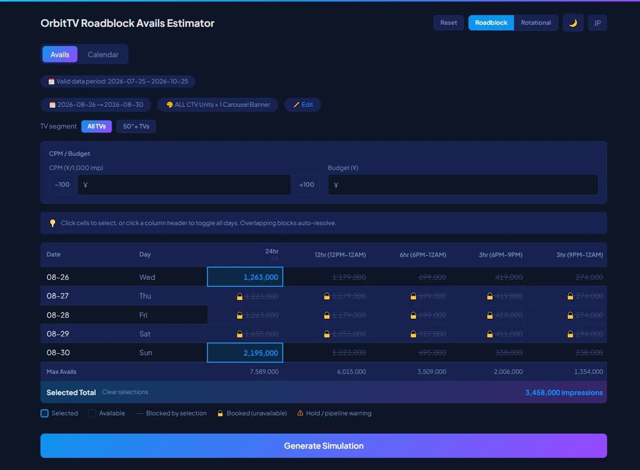 Roadblock Availability Estimator thumbnail